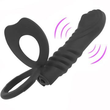 Double Penetration Vibrator Dildo / Adult Sex Toy for Couples - EVE's SECRETS